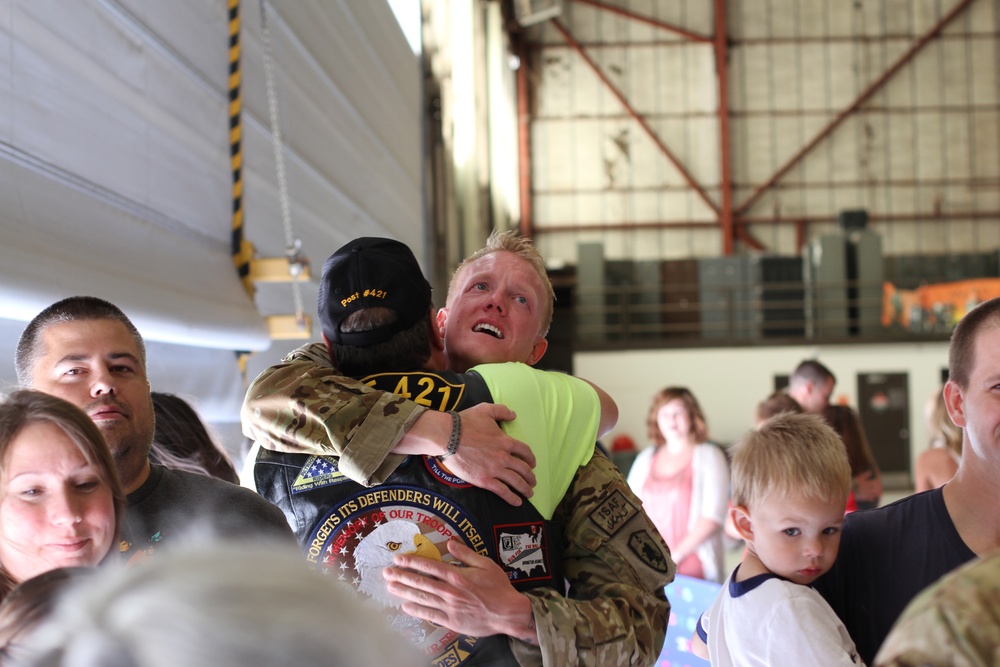 Kansas Army National Guard aviation unit returns home