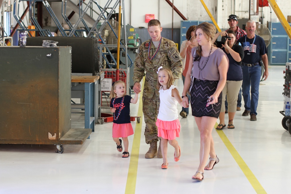 Kansas Army National Guard aviation unit returns home