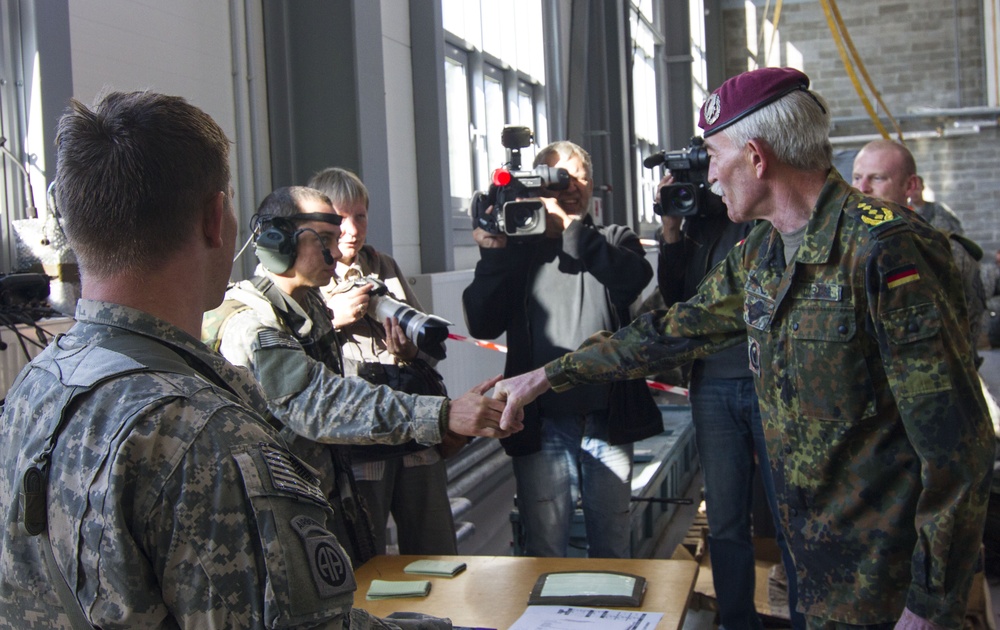 NATO commander visits allied troops in Latvia