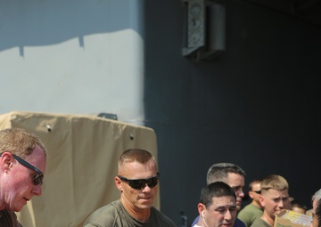 USS Comstock receives underway replenishment