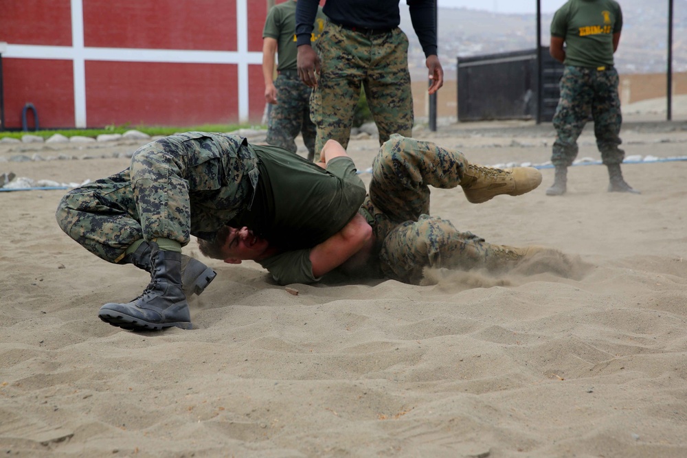 SPMAGTF-South trains with Peruvians