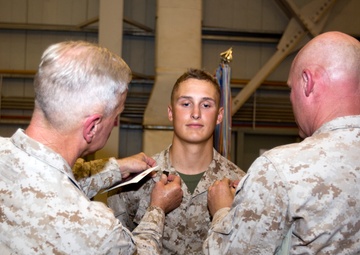 Commandant and Sergeant Major of the Marine Corps in Kuwait