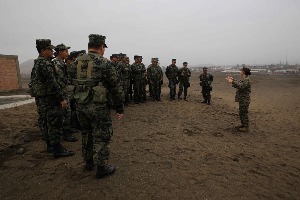 SPMAGTF-South conducts CLS with Peruvians