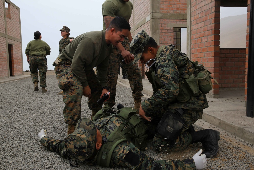 SPMAGTF-South conducts CLS with Peruvians