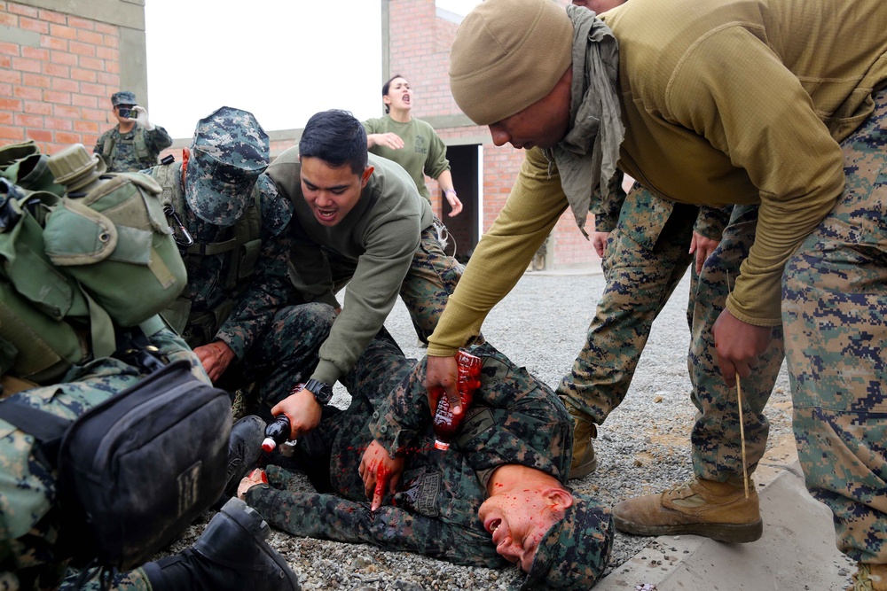 SPMAGTF-South conducts CLS with Peruvians