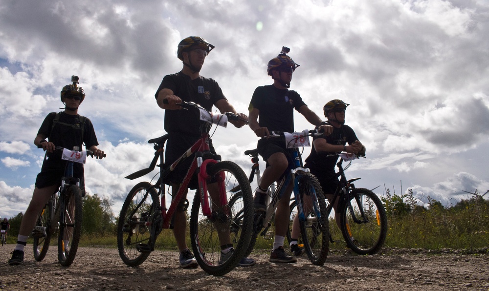 Pedaling partnerships: 173rd Airborne Brigade represents USA in Estonian cross country cycling competition