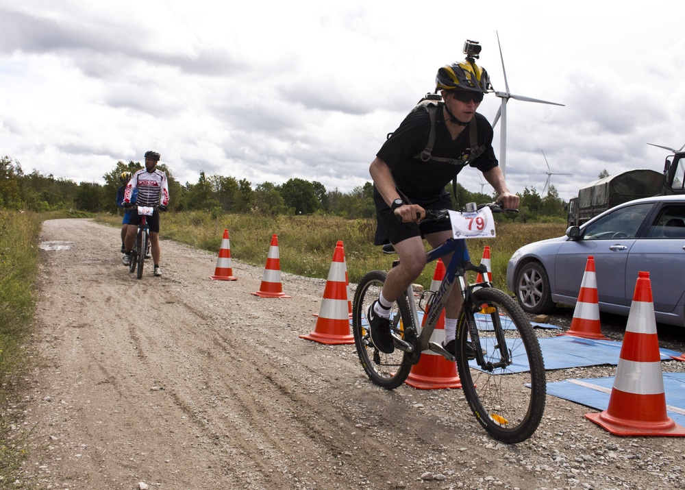 Pedaling partnerships: 173rd Airborne Brigade represents USA in Estonian cross country cycling competition