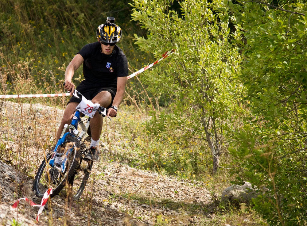 Pedaling partnerships: 173rd Airborne Brigade represents USA in Estonian cross country cycling competition