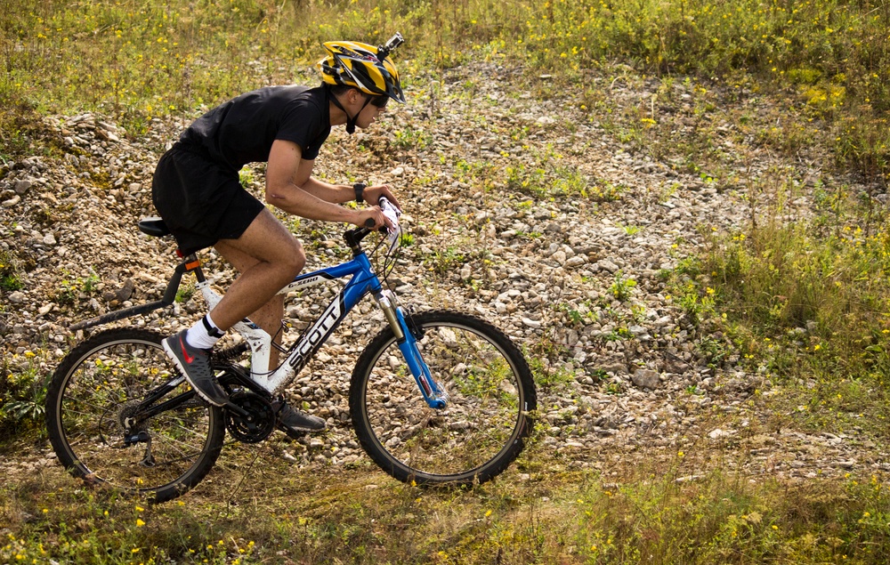 Pedaling partnerships: 173rd Airborne Brigade represents USA in Estonian cross country cycling competition
