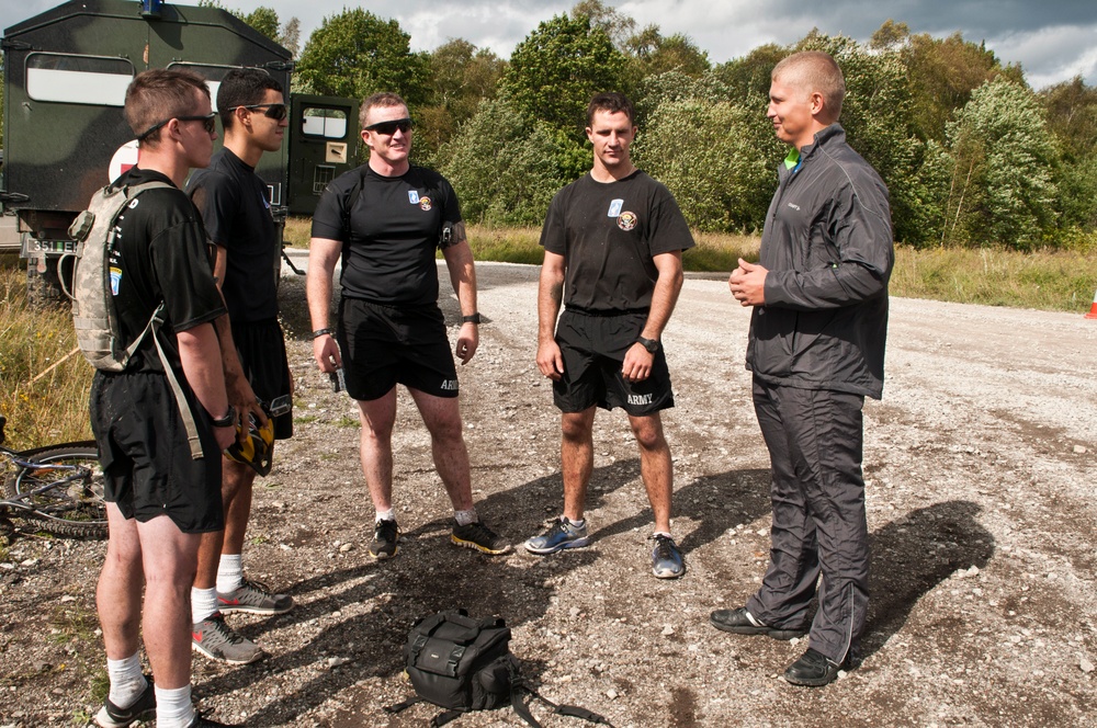 Pedaling partnerships: 173rd Airborne Brigade represents USA in Estonian cross country cycling competition