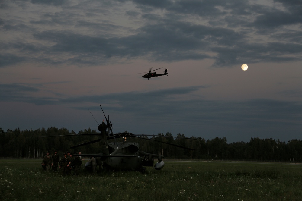 Latvia NATO Exercise Steadfast Javelin II Air Assault