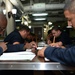 Advancement exam aboard USS Bunker Hill
