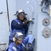 USS Sterett flight deck action