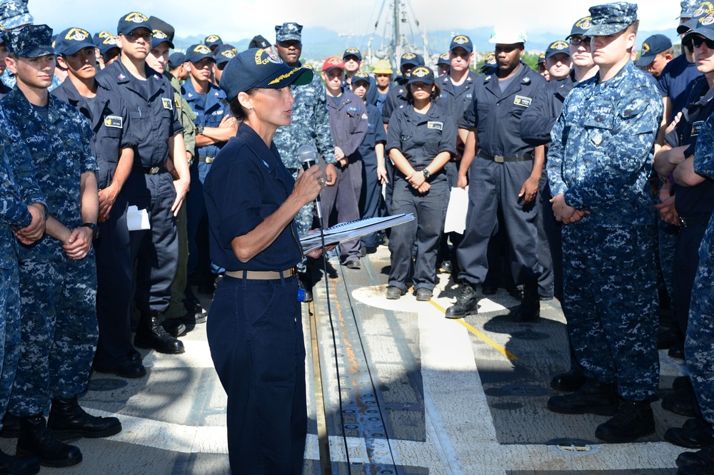 USS Bunker Hill activity