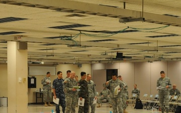 Command and General Staff College exercise rehearsal