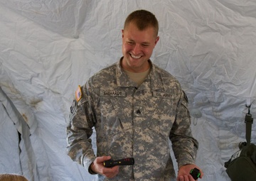 Soldiers welcome West Creek students back to school