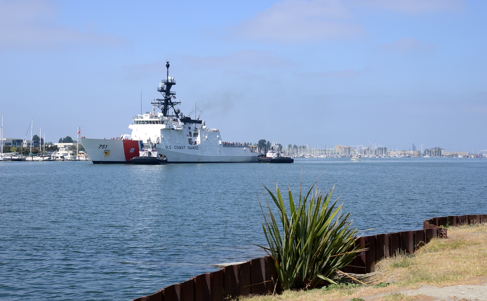 Local Coast Guard crew returns from a successful multi-mission deployment