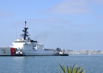Local Coast Guard crew returns from a successful multi-mission deployment