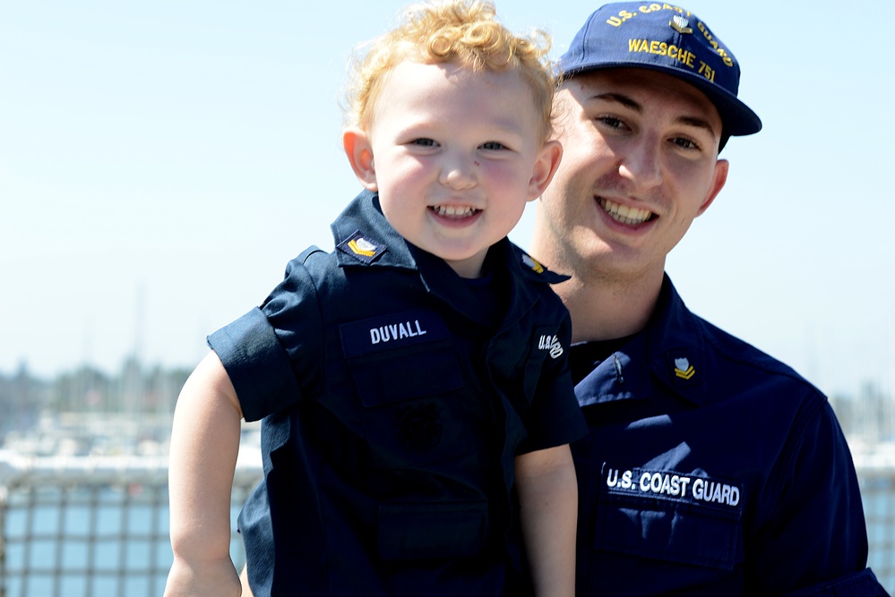 Local Coast Guard crew returns from a successful multi-mission deployment