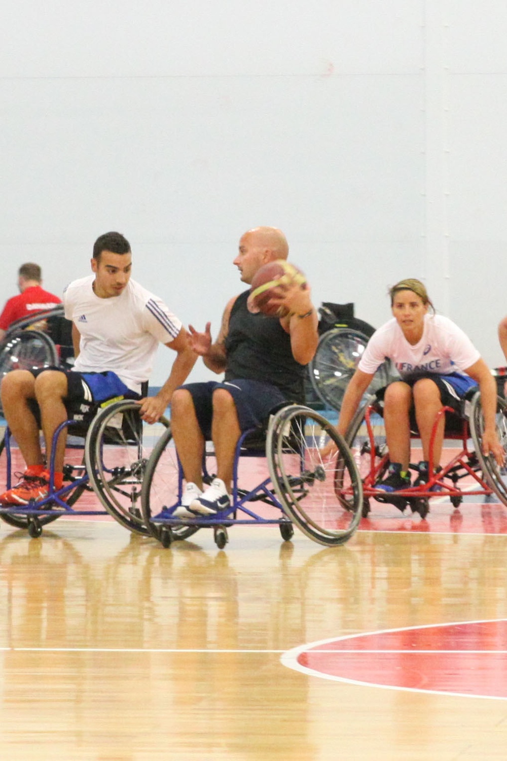 Marines from the US Team begin practice for the Invictus Games