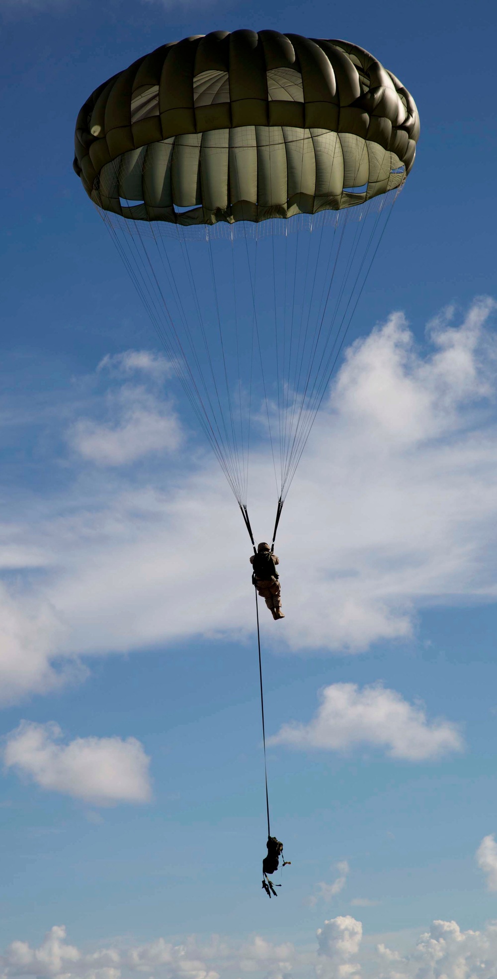 Leap of Faith: Marines parachute out of Osprey