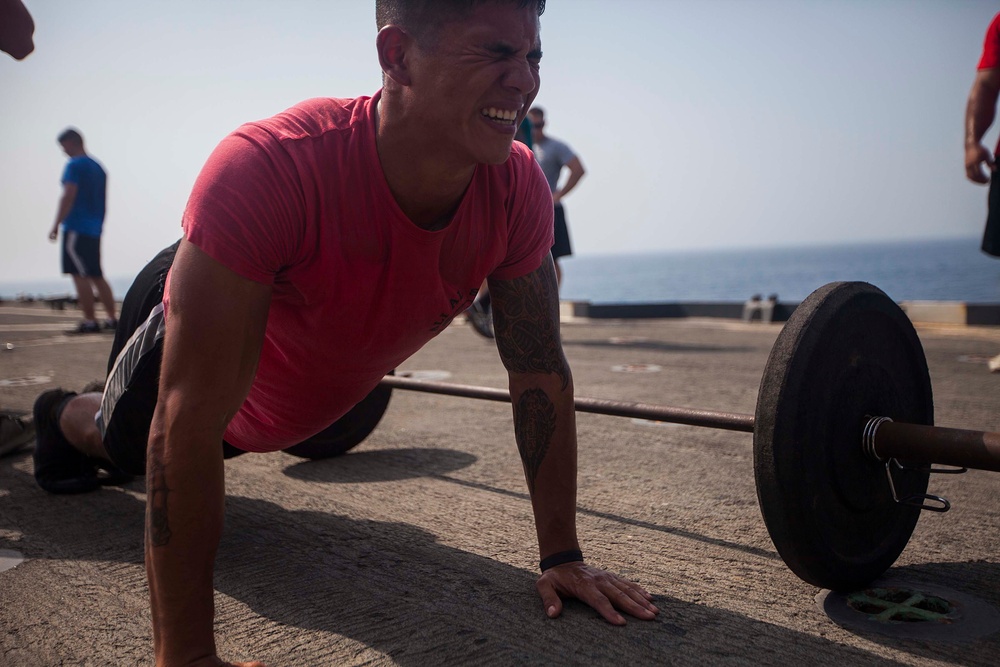 MEU Marines exercise to show support for sick former Marine