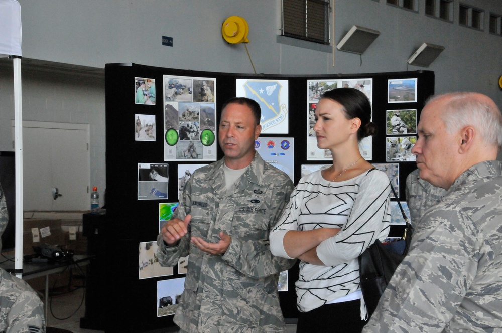 181st Intelligence Wing welcomes US Sen. Donnelly's military legislative assistant
