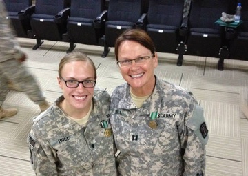 Mother and daughter strengthen bond over nine-month deployment to Kuwait