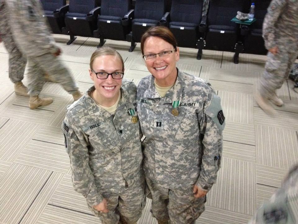Mother and daughter strengthen bond over nine-month deployment to Kuwait