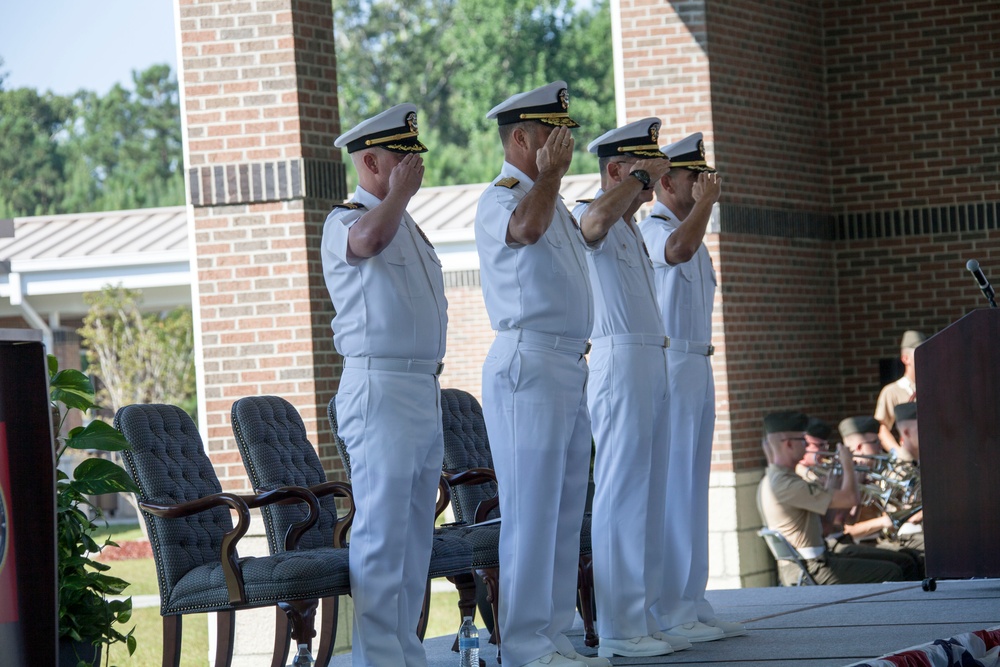 Naval Hospital Camp Lejeune Change of Command Ceremony