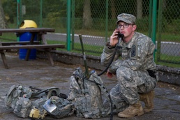 Checking radio communications before Steadfast Javelin II