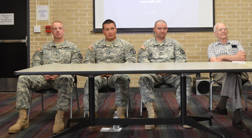 89th Military Police officers participate in miltary working dog discussion