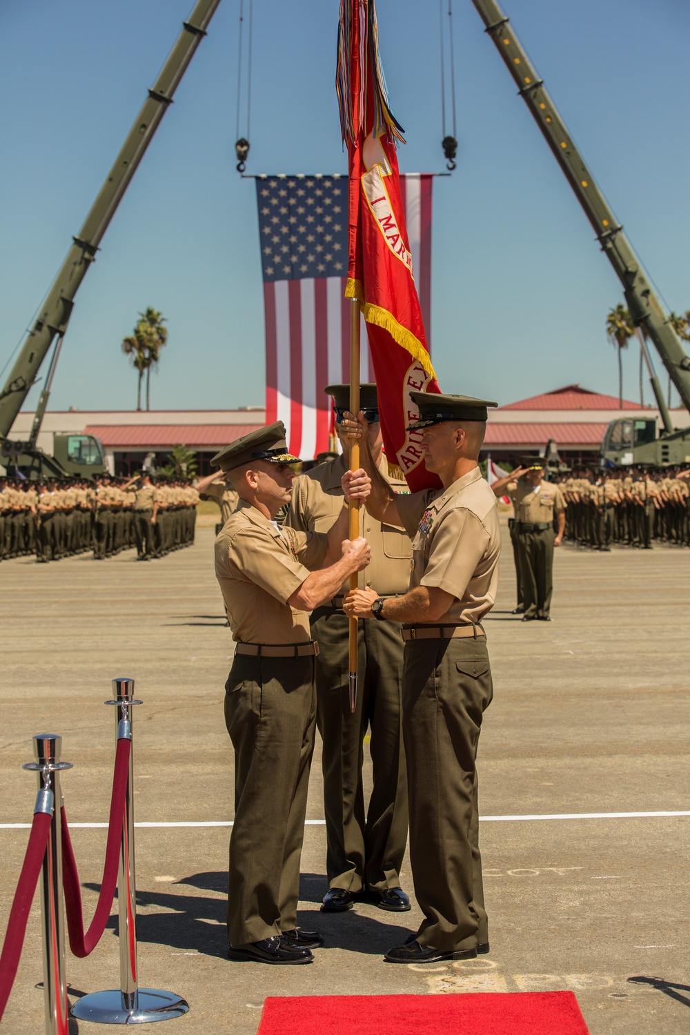 Brig. Gen. Carl E. Mundy III was relieved by Brig. Gen. Joaquin F. Malavet as the 1st Marine Expeditionary Brigade commanding general.