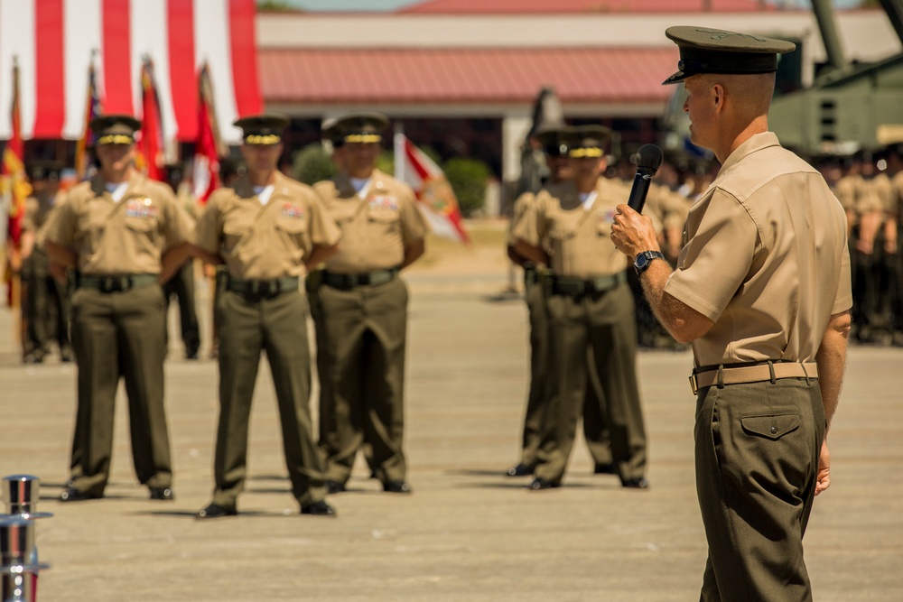 Brig. Gen. Carl E. Mundy III was relieved by Brig. Gen. Joaquin F. Malavet as the 1st Marine Expeditionary Brigade commanding general.