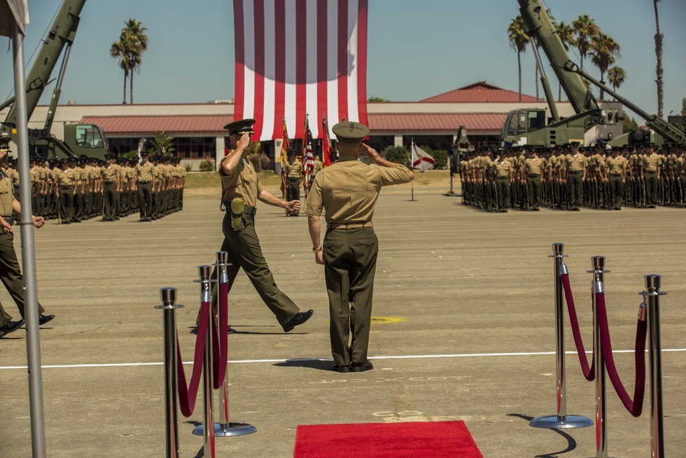 Brig. Gen. Carl E. Mundy III was relieved by Brig. Gen. Joaquin F. Malavet as the 1st Marine Expeditionary Brigade commanding general.