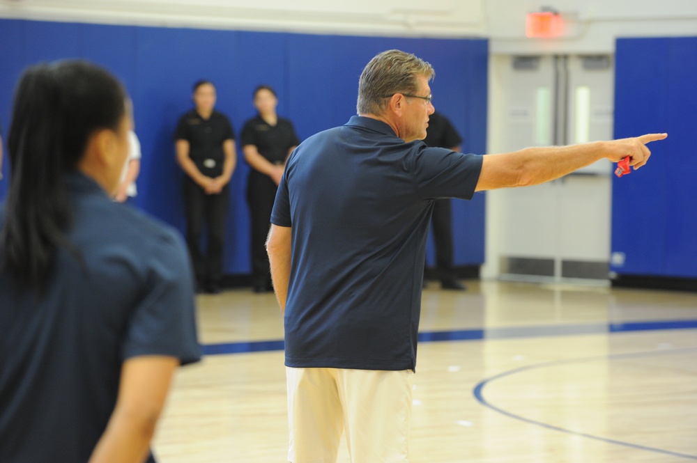 USA Women's National Basketball Team conducts training camp at USNA