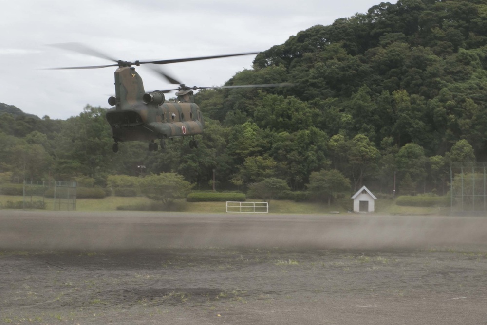 Marines participate in Shizuoka Disaster Drill