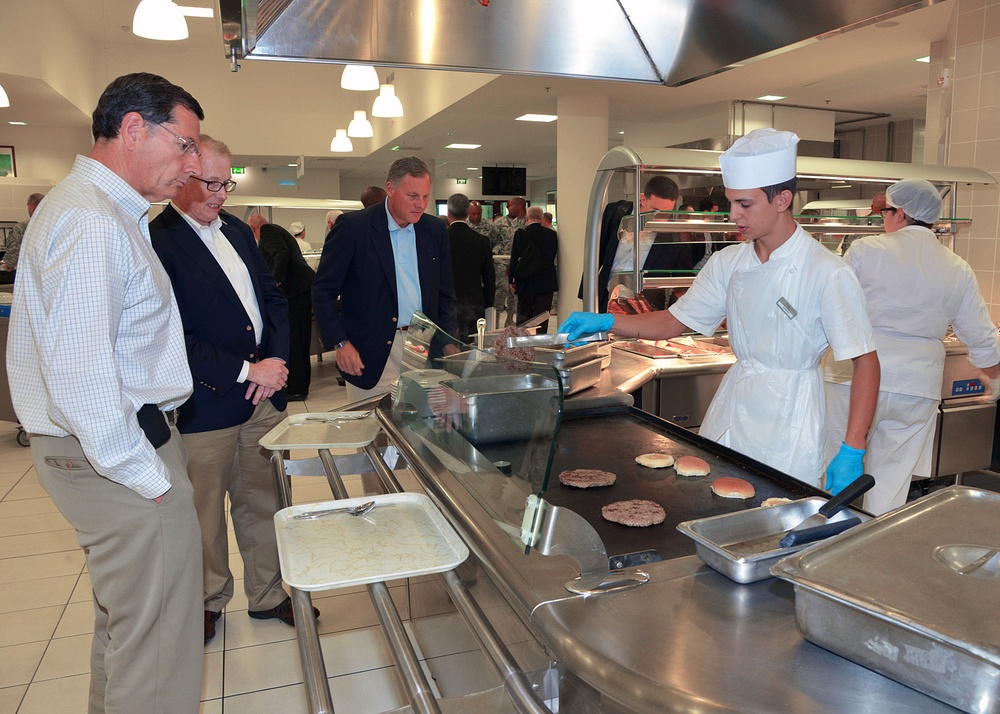 US senators visit at Caserma Del Din in Vicenza, Italy