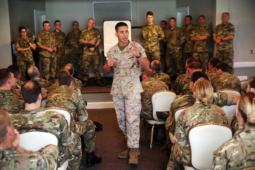 Marines and British soldiers hone critical and creative thinking at Phoenix Odyssey