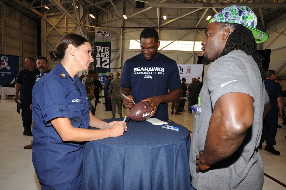 Seattle Seahawks adopt the Coast Guard 13th District