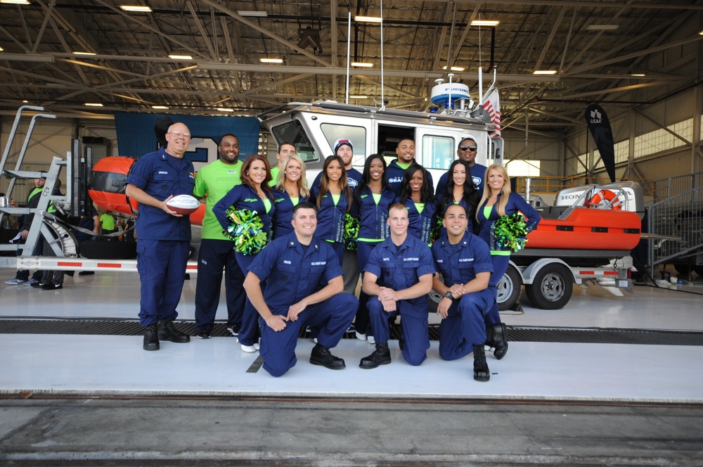 Seattle Seahawks adopt the Coast Guard 13th District