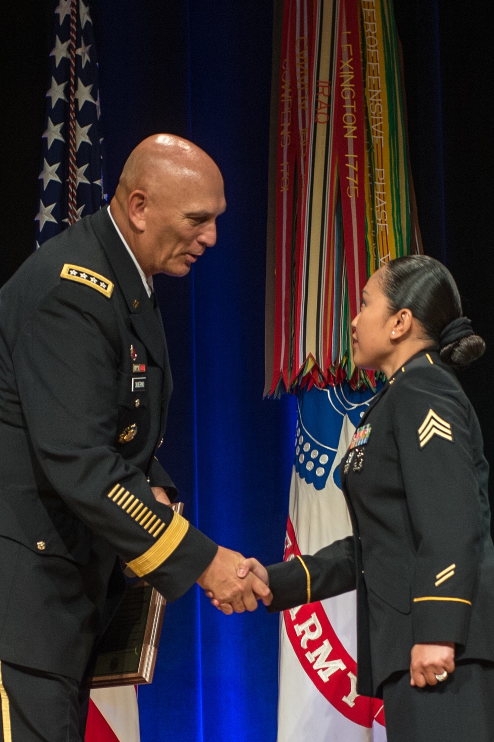 Miller speaks about the 10th Annual Chief of Staff of the Army's Combined Logistics Excellence Awards (CLEA)