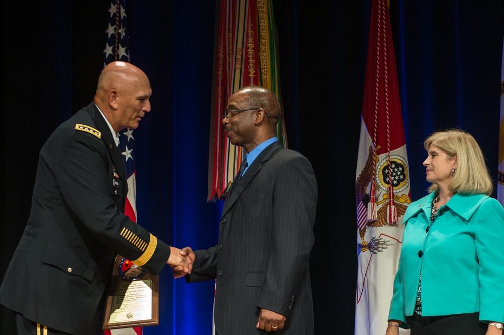 Miller speaks about the 10th Annual Chief of Staff of the Army's Combined Logistics Excellence Awards (CLEA)