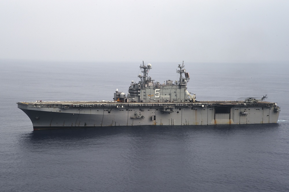 VMM 262 operations aboard USS Peleliu