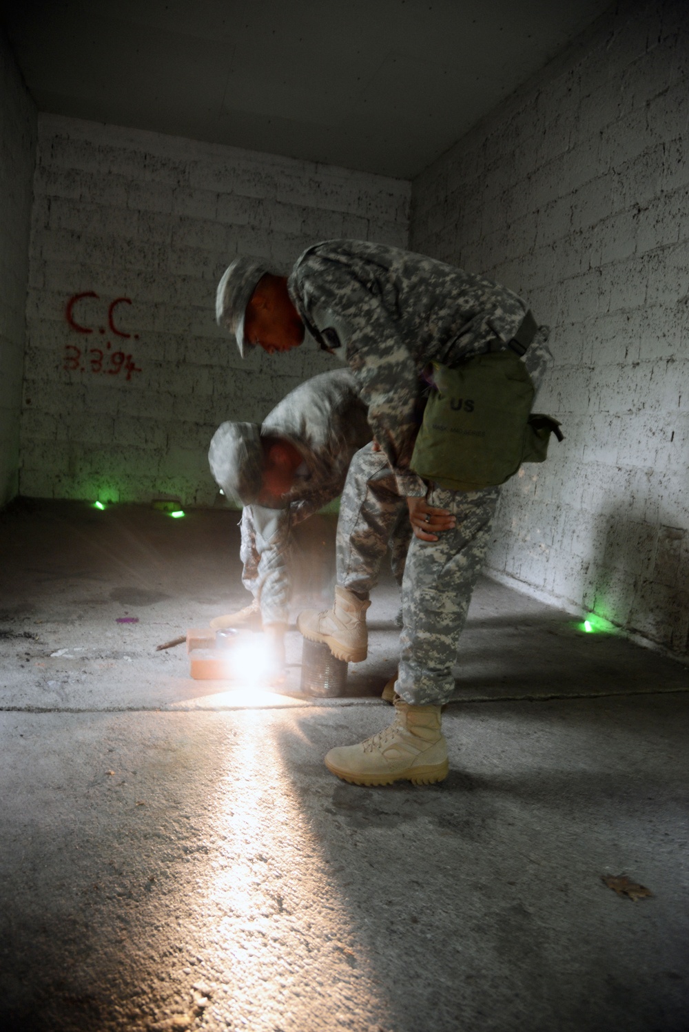 52nd Signal Battalion CBRN gas chamber