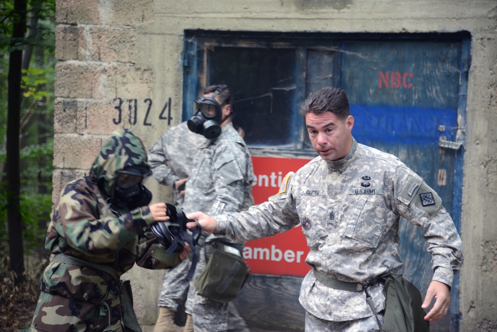 52nd Signal Battalion CBRN gas chamber