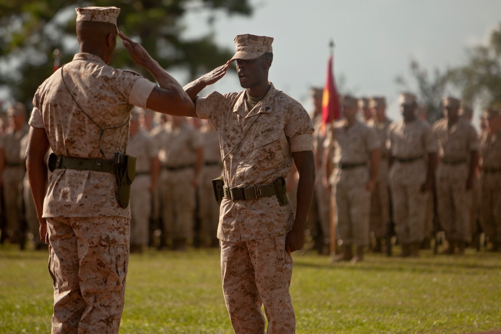 Sgt. Maj. Zickefoose Relief and Appointment