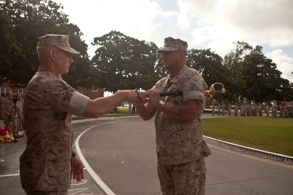 Sgt. Maj. Zickefoose Relief and Appointment