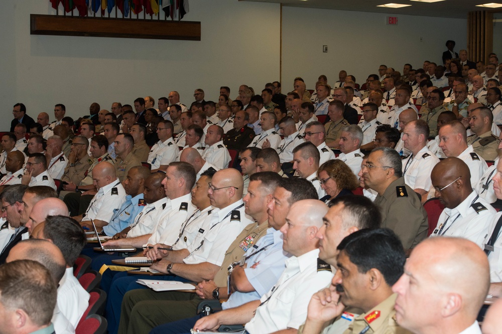 US Army chief of staff speaks to the US Army War College