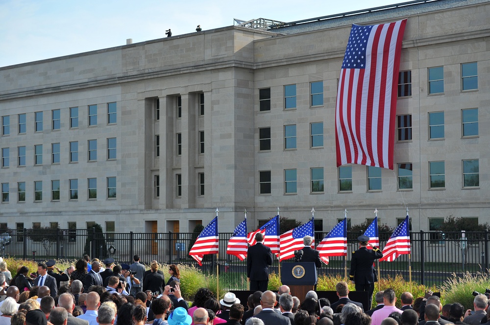 9/11 memorial service at the Pentagon
